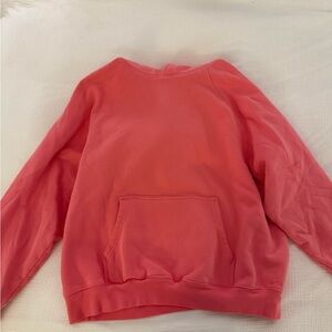 Aritzia Coral Crew Neck Sweater